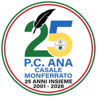 Logo 25 Anni PC ANA Casale